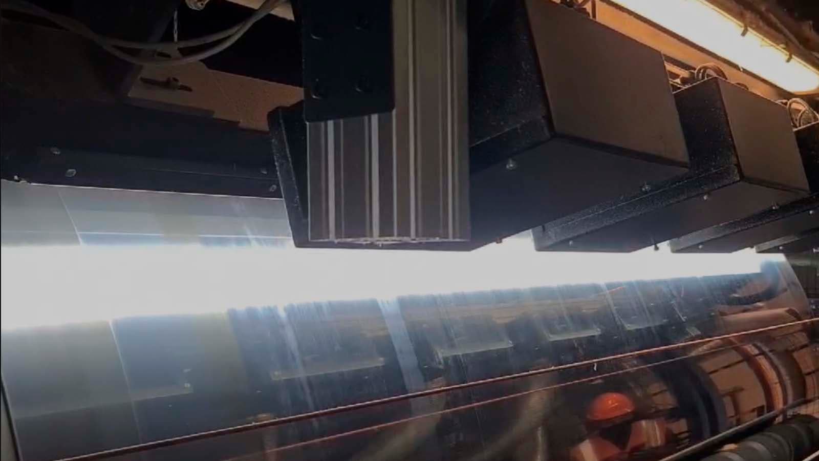 Images captured by LineScan cameras to find defects, cracks, dents and depressions on bright metal surfaces
